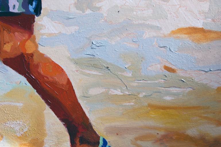 Original Documentary Beach Painting by Katherine Joelle Walker