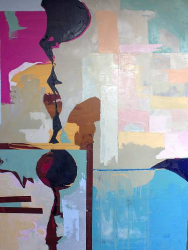 Print of Figurative Abstract Paintings by Louise Aldridge