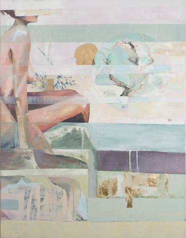 Original Abstract Nude Paintings by Louise Aldridge