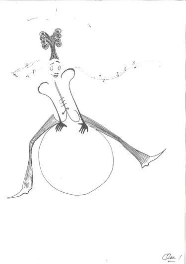 Print of Music Drawings by Bahia El Ouazzani