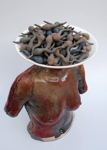 Original World Culture Sculpture by Laszlo Nemeth