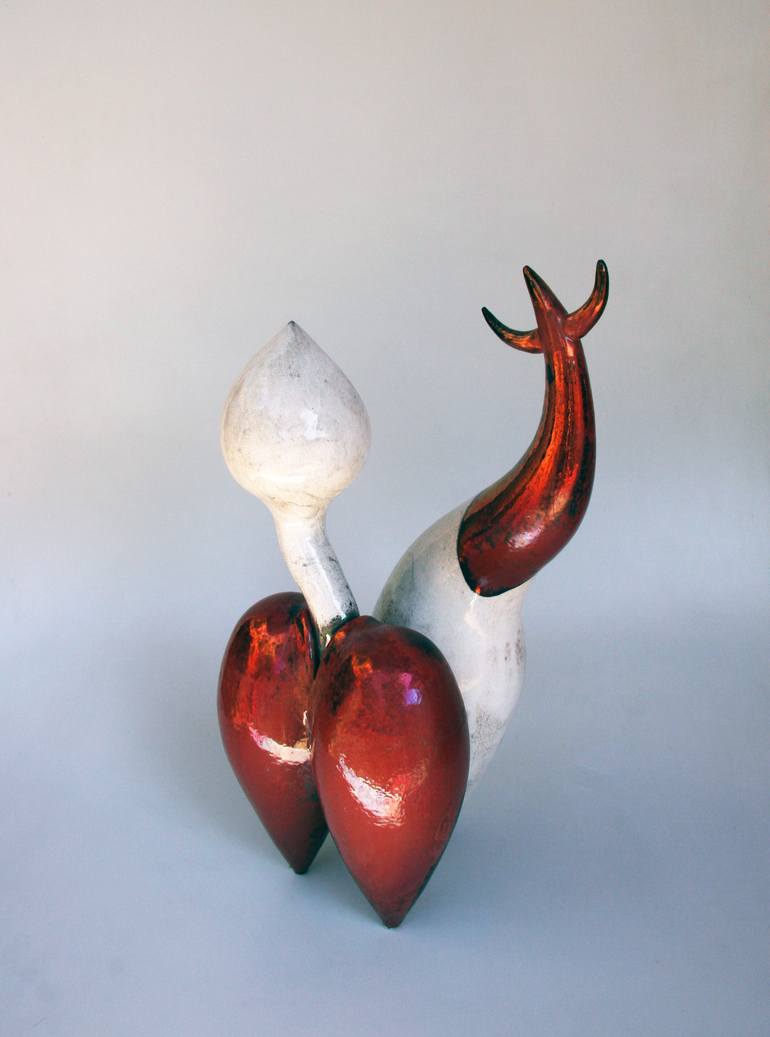 Original Love Sculpture by Laszlo Nemeth