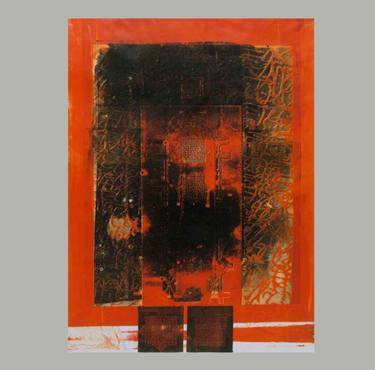 Print of Abstract Printmaking by Lutfu KAPLANOGLU