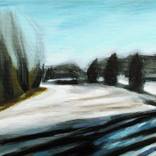 Snowy field (sketch) by Esther Martínez Rey