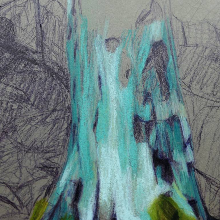 Original Figurative Botanic Drawing by Esther Martínez Rey