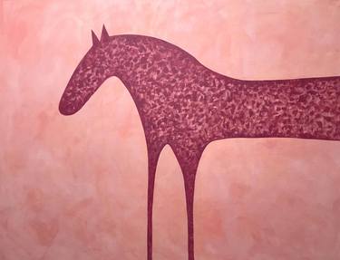 Original Abstract Expressionism Horse Paintings by Sharon Pierce McCullough