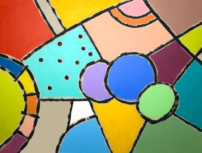 Original Abstract Expressionism Abstract Painting by Sharon Pierce Mccullough
