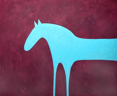 Original Abstract Horse Paintings by Sharon Pierce McCullough