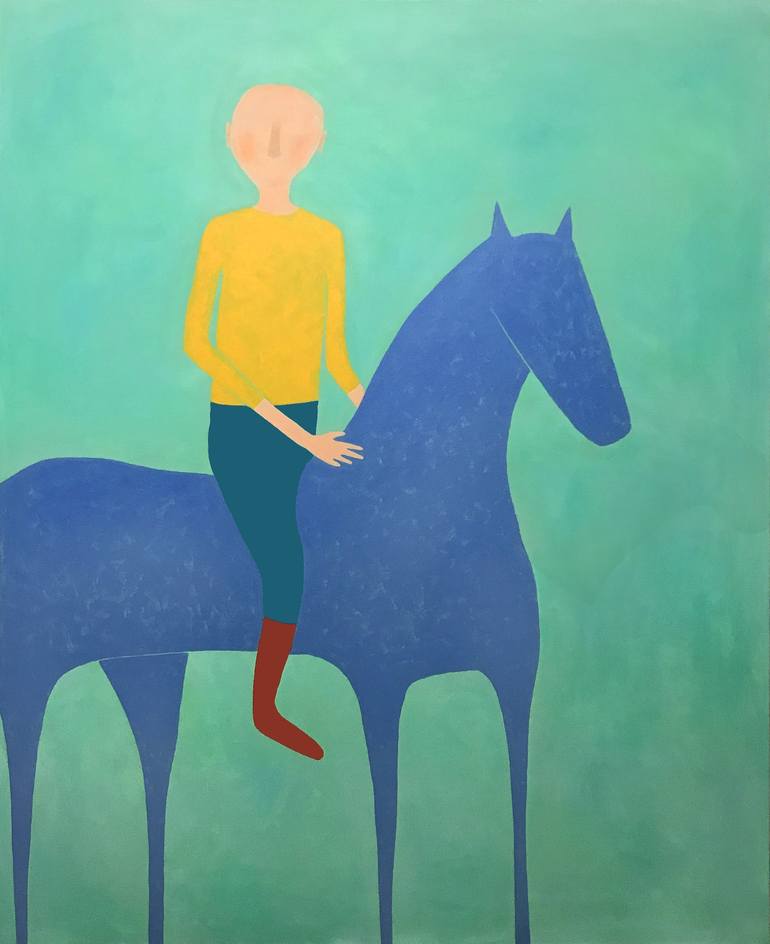 Original Figurative Horse Painting by Sharon Pierce McCullough