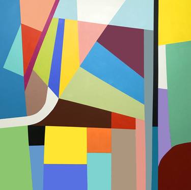 Original Geometric Abstract Paintings by Sharon Pierce McCullough