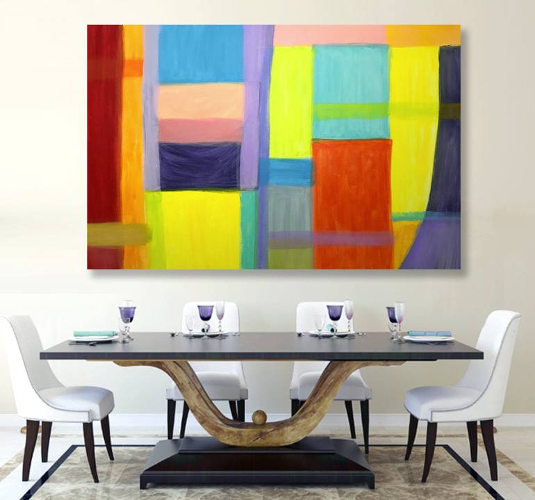 Original Color Field Painting Abstract Painting by Sharon Pierce McCullough