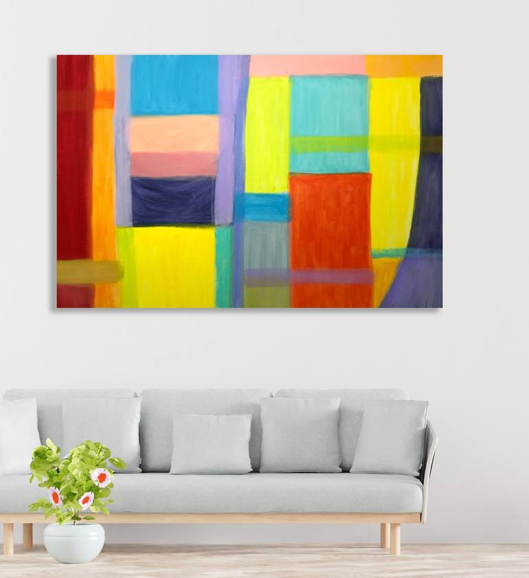 Original Color Field Painting Abstract Painting by Sharon Pierce McCullough