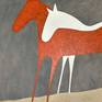 Horse painting detail
