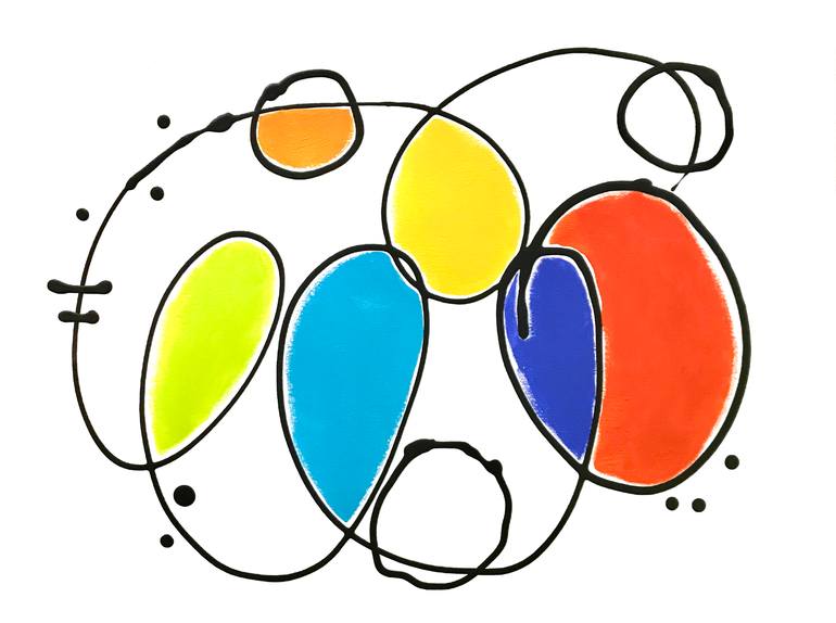 Original Abstract Expressionism Abstract Painting by Sharon Pierce Mccullough