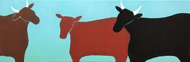 Original Abstract Animal Painting by Sharon Pierce Mccullough