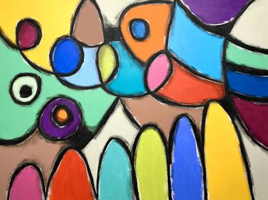 Original Abstract Expressionism Abstract Painting by Sharon Pierce Mccullough