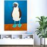 Blue Footed Booby painting in situ