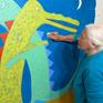 Sharon Pierce McCullough in the studio