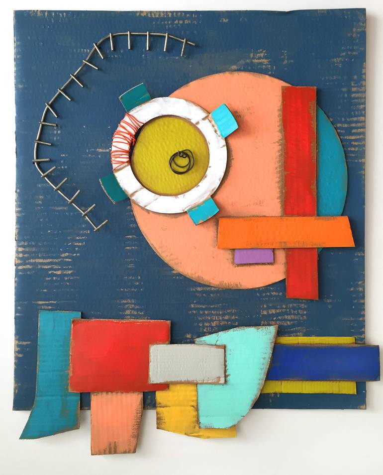 Original Abstract Wall Sculpture by Sharon Pierce McCullough
