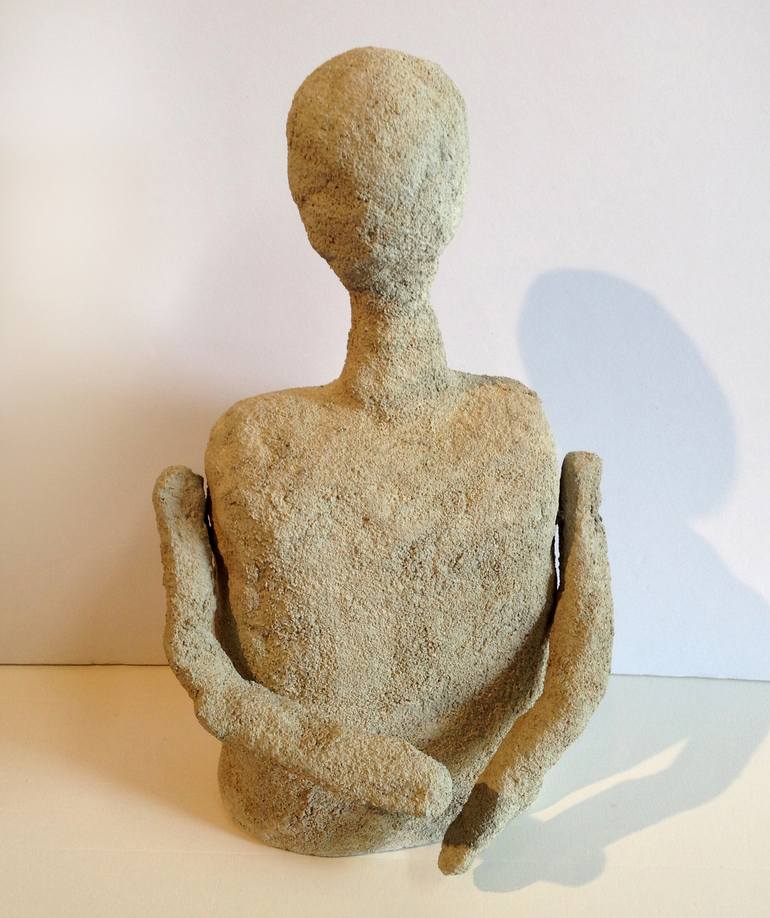 Original Abstract People Sculpture by Sharon Pierce McCullough