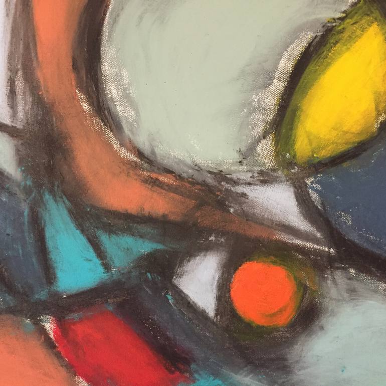 Original Abstract Geometric Painting by Sharon Pierce Mccullough