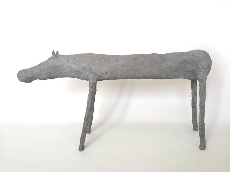 Original Figurative Horse Sculpture by Sharon Pierce McCullough