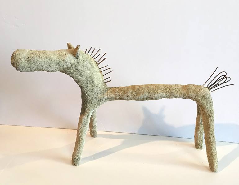 Original Conceptual Horse Sculpture by Sharon Pierce McCullough