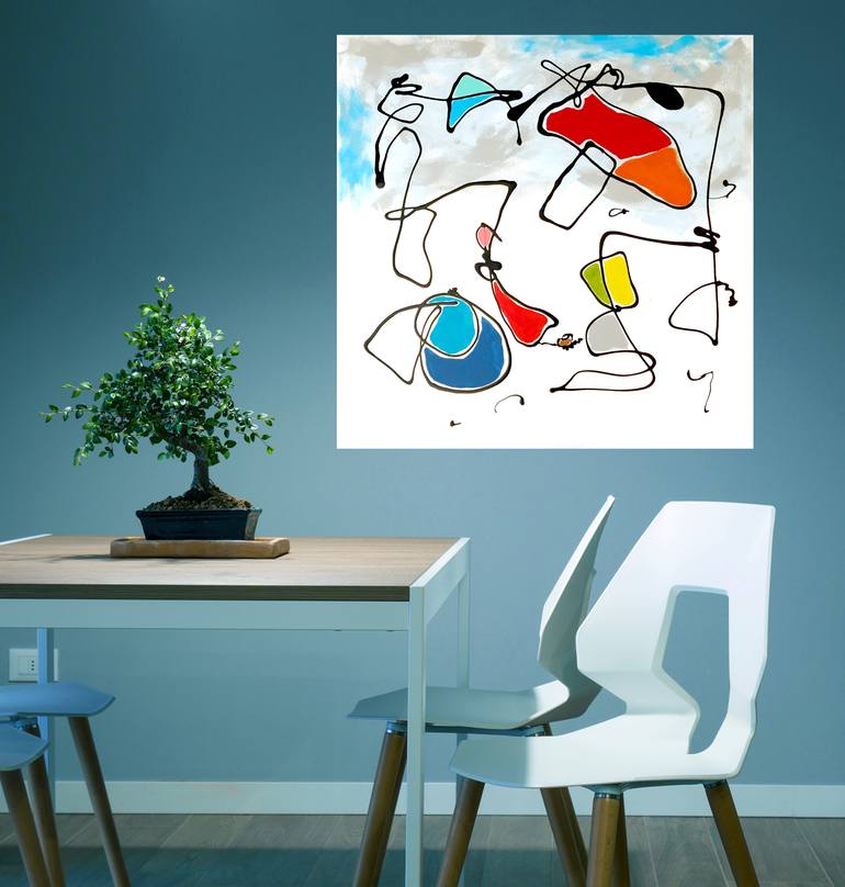 Original Abstract Expressionism Abstract Painting by Sharon Pierce Mccullough