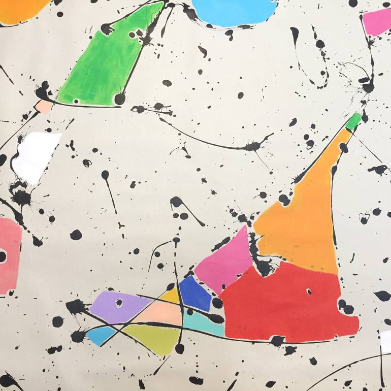 Original Abstract Expressionism Abstract Painting by Sharon Pierce Mccullough