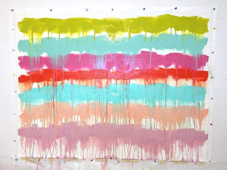Original Abstract Expressionism Abstract Painting by Sharon Pierce Mccullough