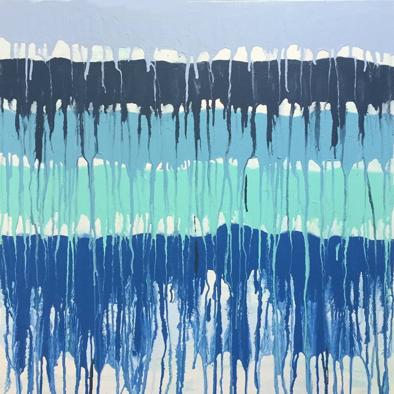Print of Abstract Beach Paintings by Sharon Pierce Mccullough