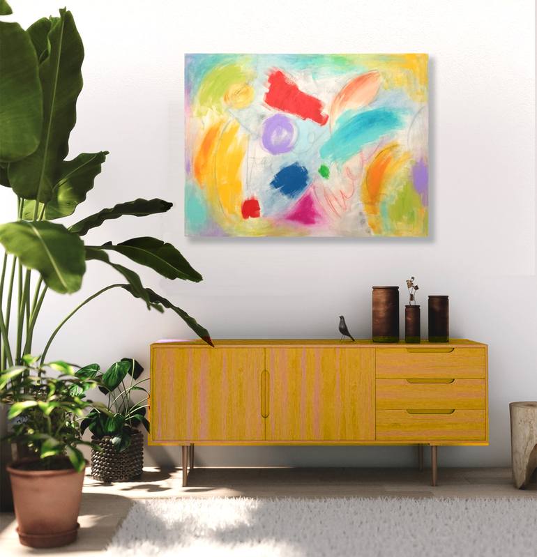 Original Abstract Expressionism Abstract Painting by Sharon Pierce Mccullough