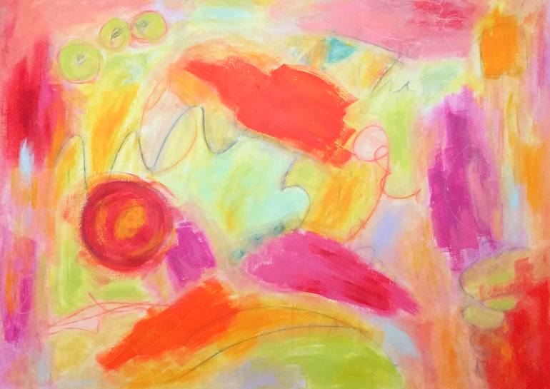 Original Abstract Expressionism Abstract Painting by Sharon Pierce Mccullough