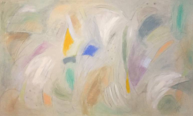 Original Impressionism Abstract Painting by Sharon Pierce Mccullough
