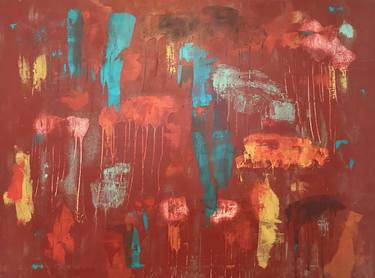 Original Abstract Expressionism Abstract Paintings by Sharon Pierce McCullough