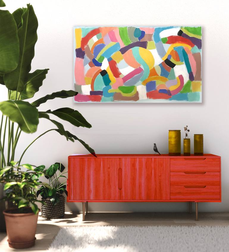 Original Expressionism Abstract Painting by Sharon Pierce Mccullough