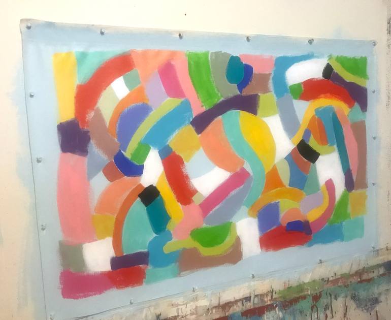 Original Expressionism Abstract Painting by Sharon Pierce Mccullough