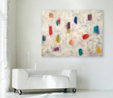 Original Abstract Expressionism Abstract Paintings by Sharon Pierce McCullough