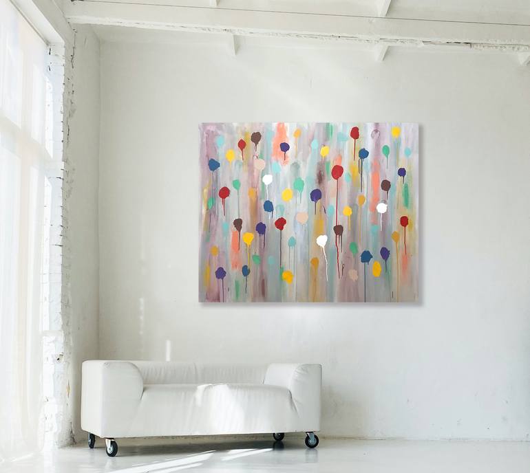 Original Conceptual Abstract Painting by Sharon Pierce McCullough