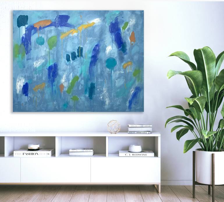 Original Abstract Expressionism Abstract Painting by Sharon Pierce McCullough