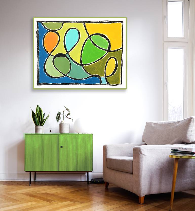 Original Abstract Painting by Sharon Pierce McCullough