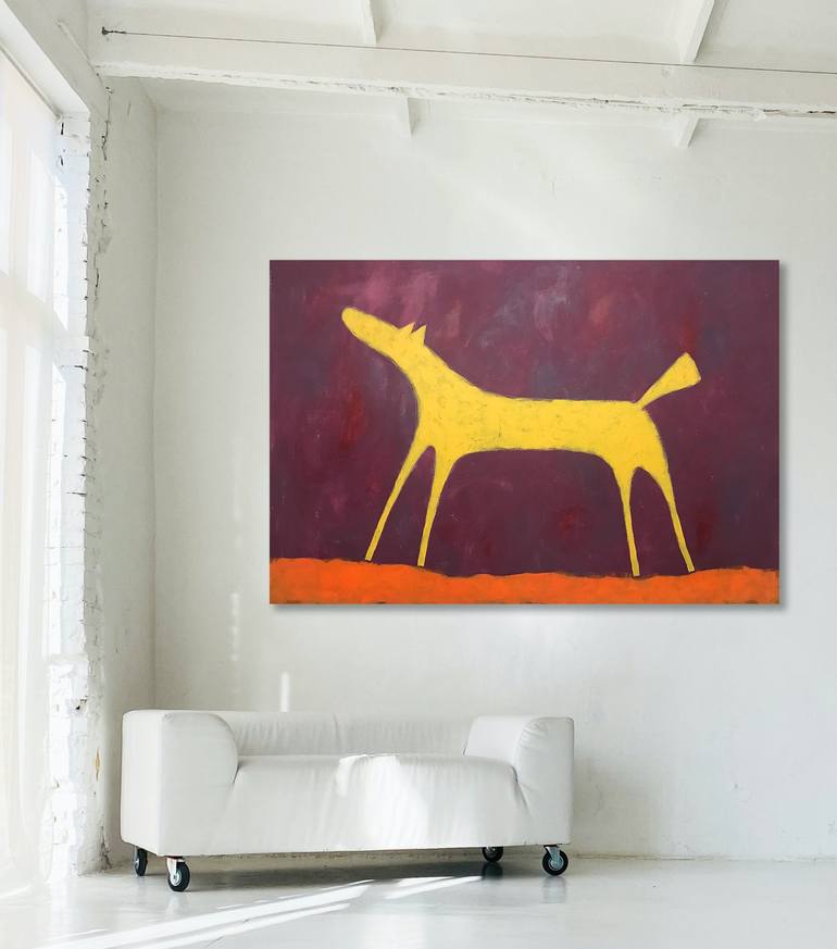 Original Abstract Horse Painting by Sharon Pierce McCullough