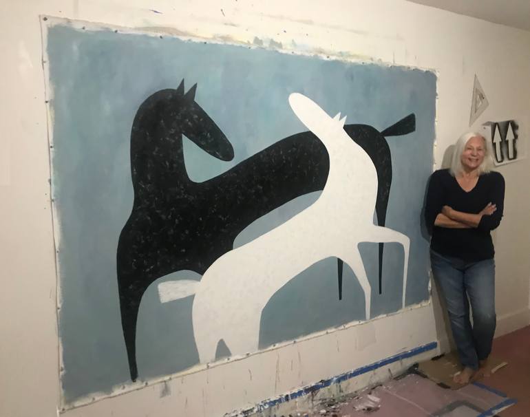Original Figurative Abstract Painting by Sharon Pierce Mccullough