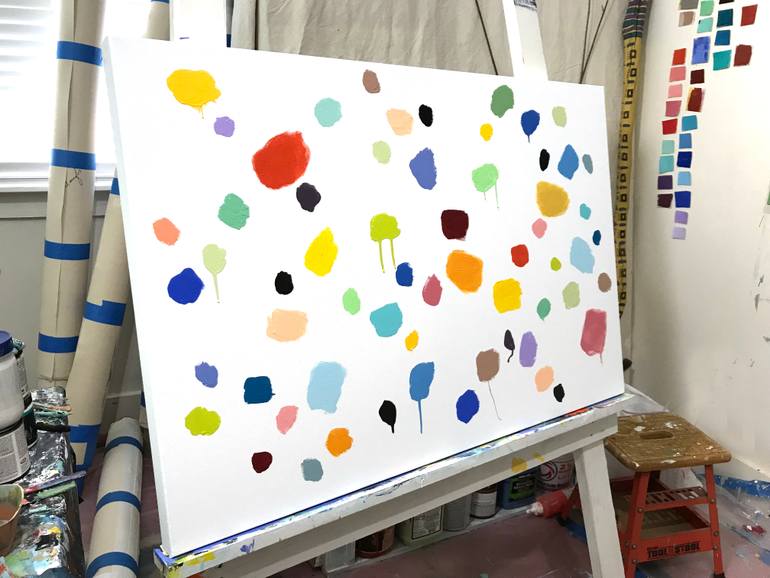 Original Abstract Expressionism Abstract Painting by Sharon Pierce Mccullough