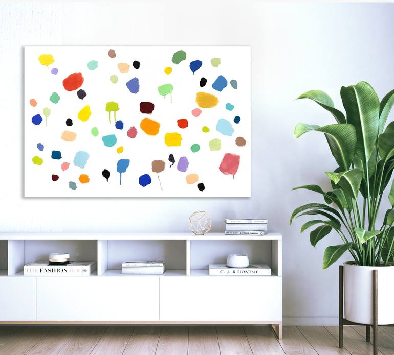 Original Abstract Expressionism Abstract Painting by Sharon Pierce Mccullough
