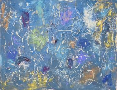Saatchi Art Artist Sharon Pierce McCullough; Paintings, “Whispers of Blue” #art