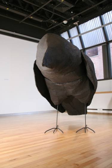 Original Animal Sculpture by Jean Martin  aka RAVEN