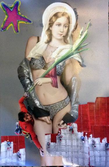Original Pop Culture/Celebrity Collage by Jean Martin  aka RAVEN