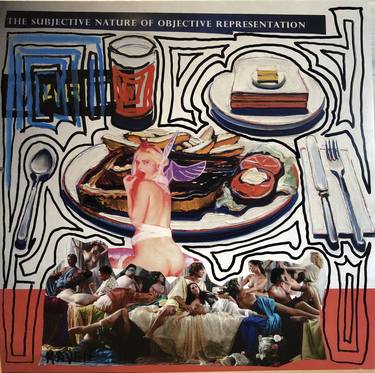 Original Dada Celebrity Paintings by Jean Martin  aka RAVEN