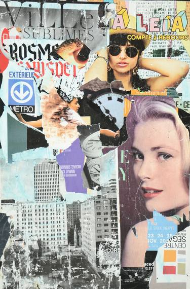 Print of Pop Culture/Celebrity Collage by Jean Martin  aka RAVEN